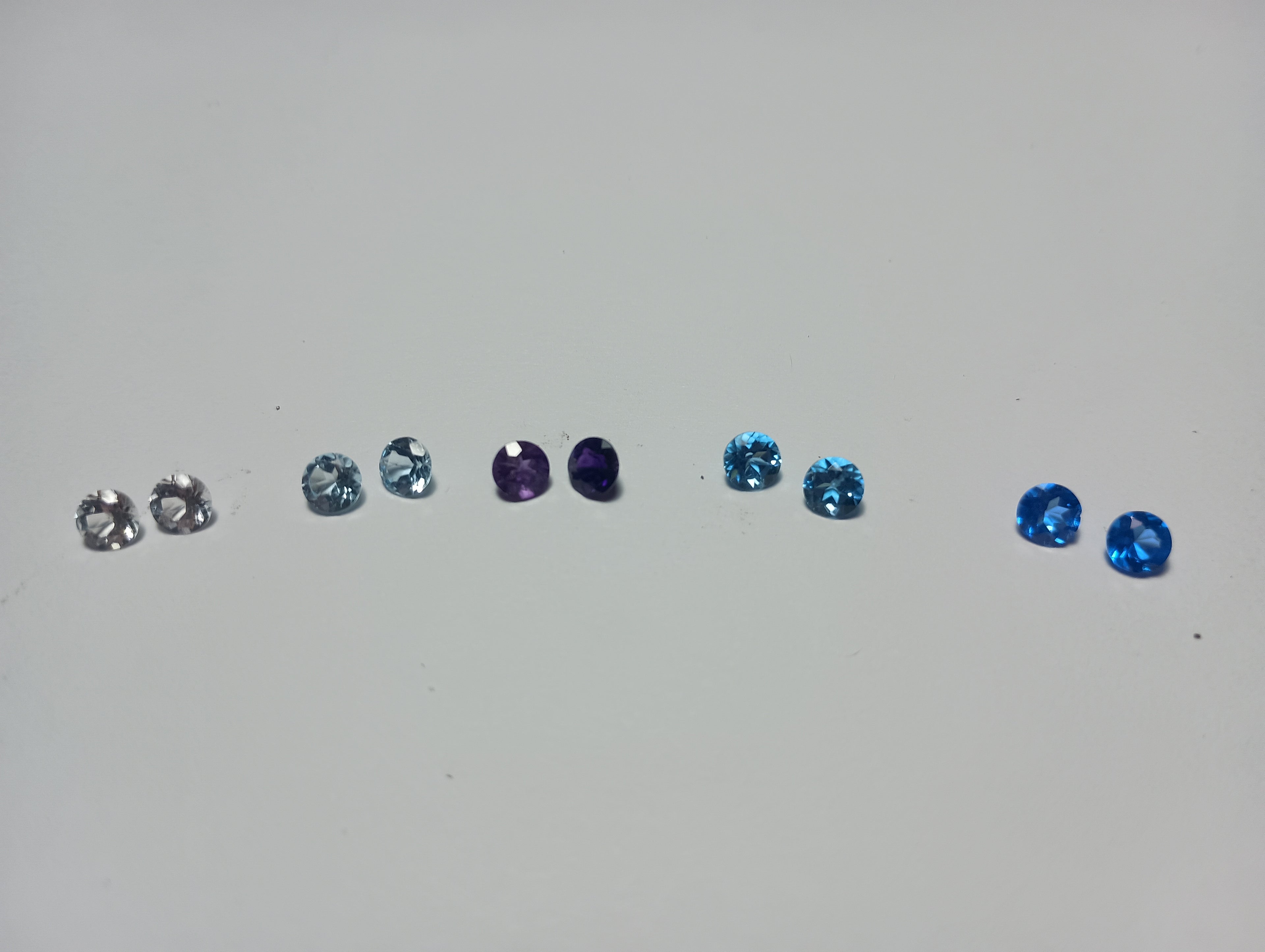 4 mm Round 4 Prong Sterling Silver Earrings