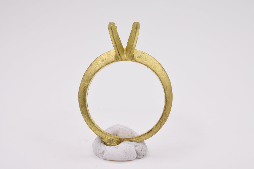 Brass Four Prong Practice Mounting