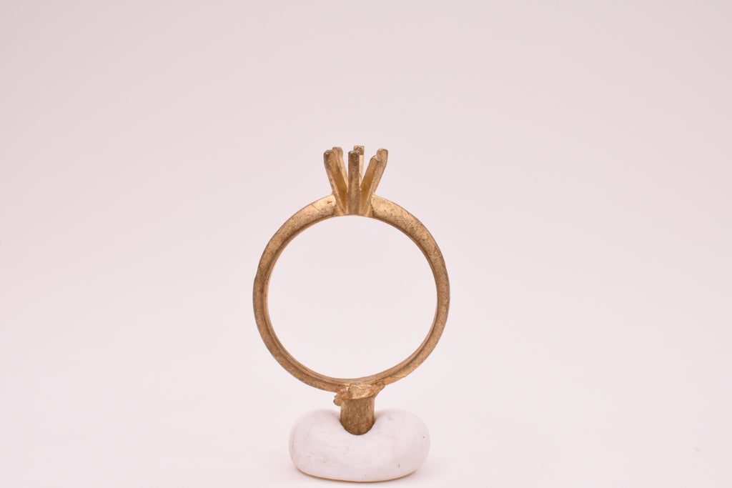 Oval Shaped Brass Practice Mounting