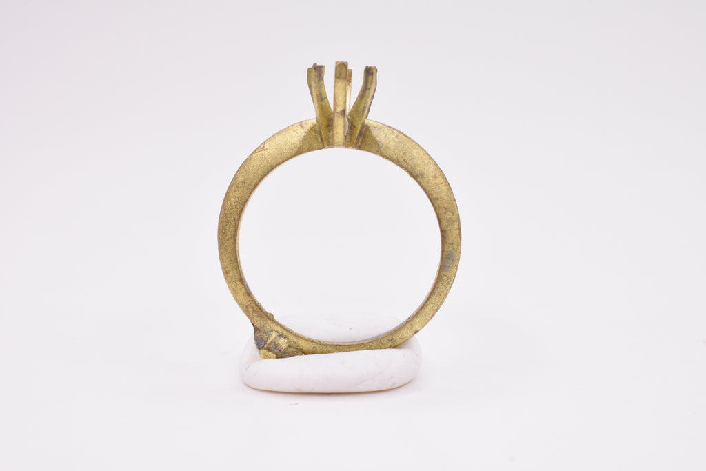 Marquise Shaped Brass Practice Mounting