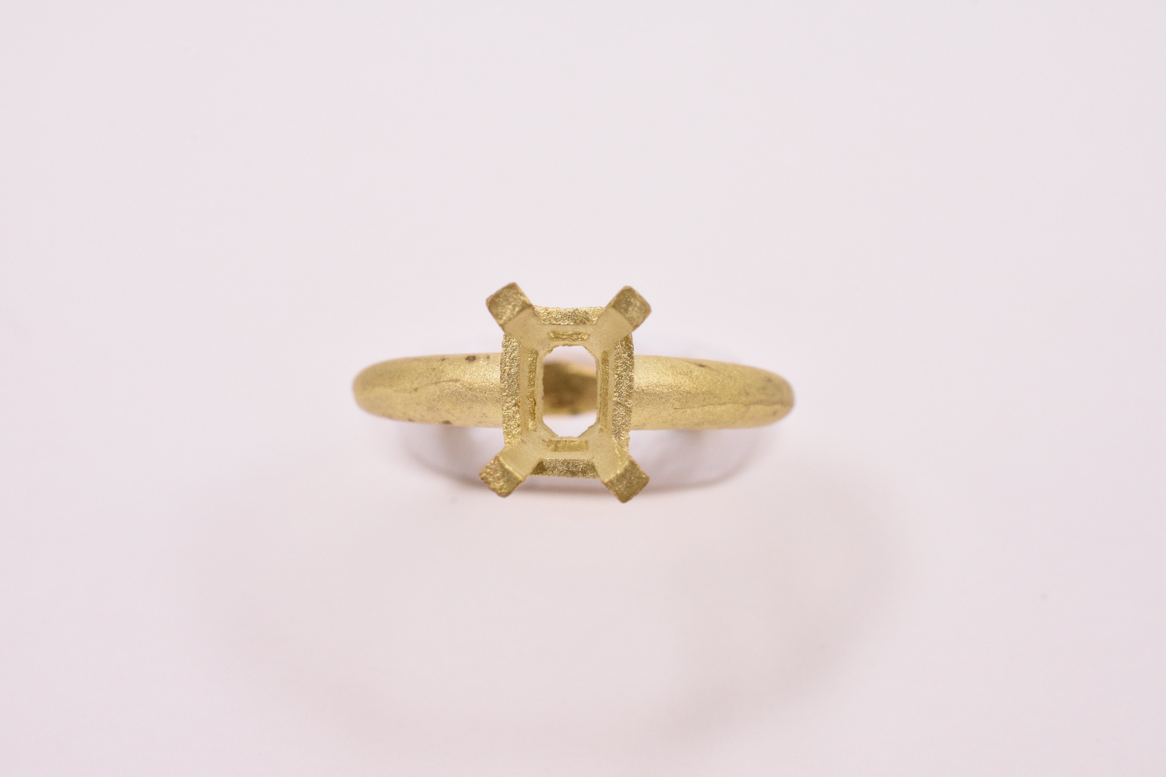 Emerald Shaped Brass Practice Mounting