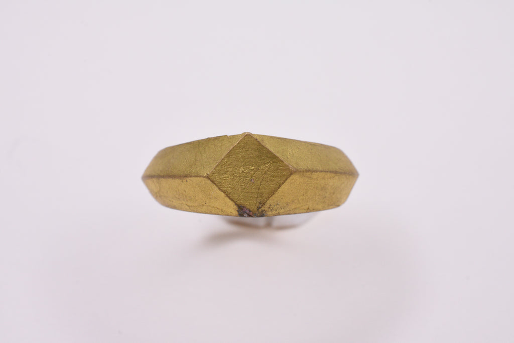 Bead-Pave Brass Practice Mounting