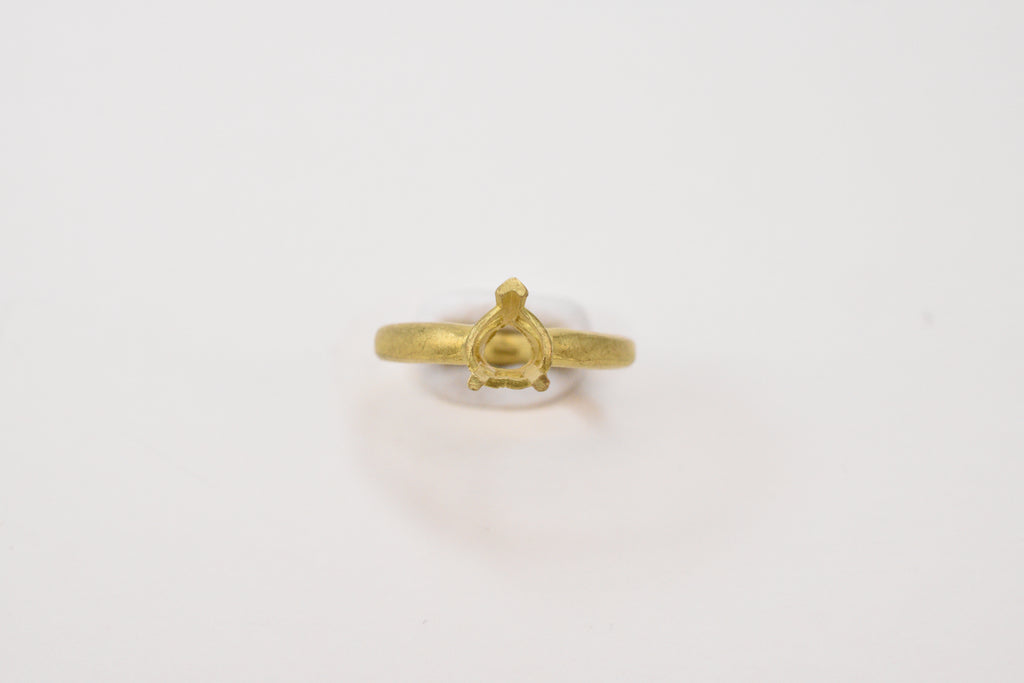 Heart Shaped Brass Practice Mounting (Easy)