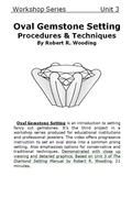 Oval Gemstone Setting