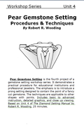 Pear Gemstone Setting