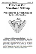 Princess Cut Gemstone Setting
